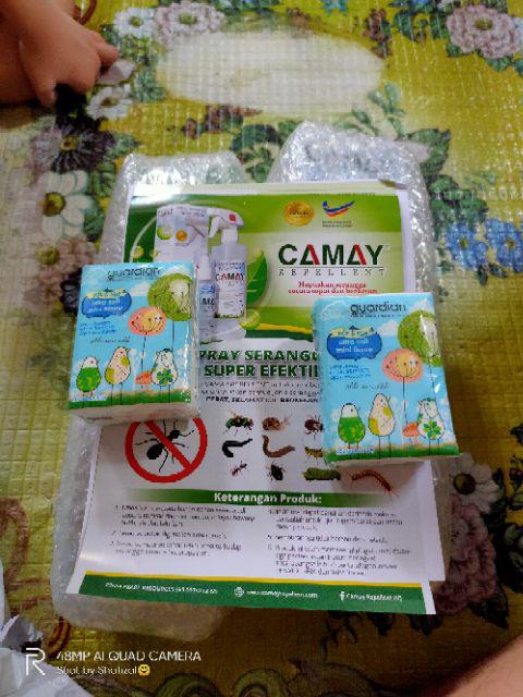 CAMAY REPELLENT *SPRAY SERANGGA ORGANIK* pijat/ kutu 