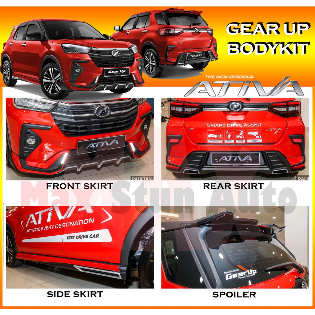 PERODUA ATIVA GEAR UP STYLE FULLSET BODYKIT WITH PAINT WITH DAYLIGHT