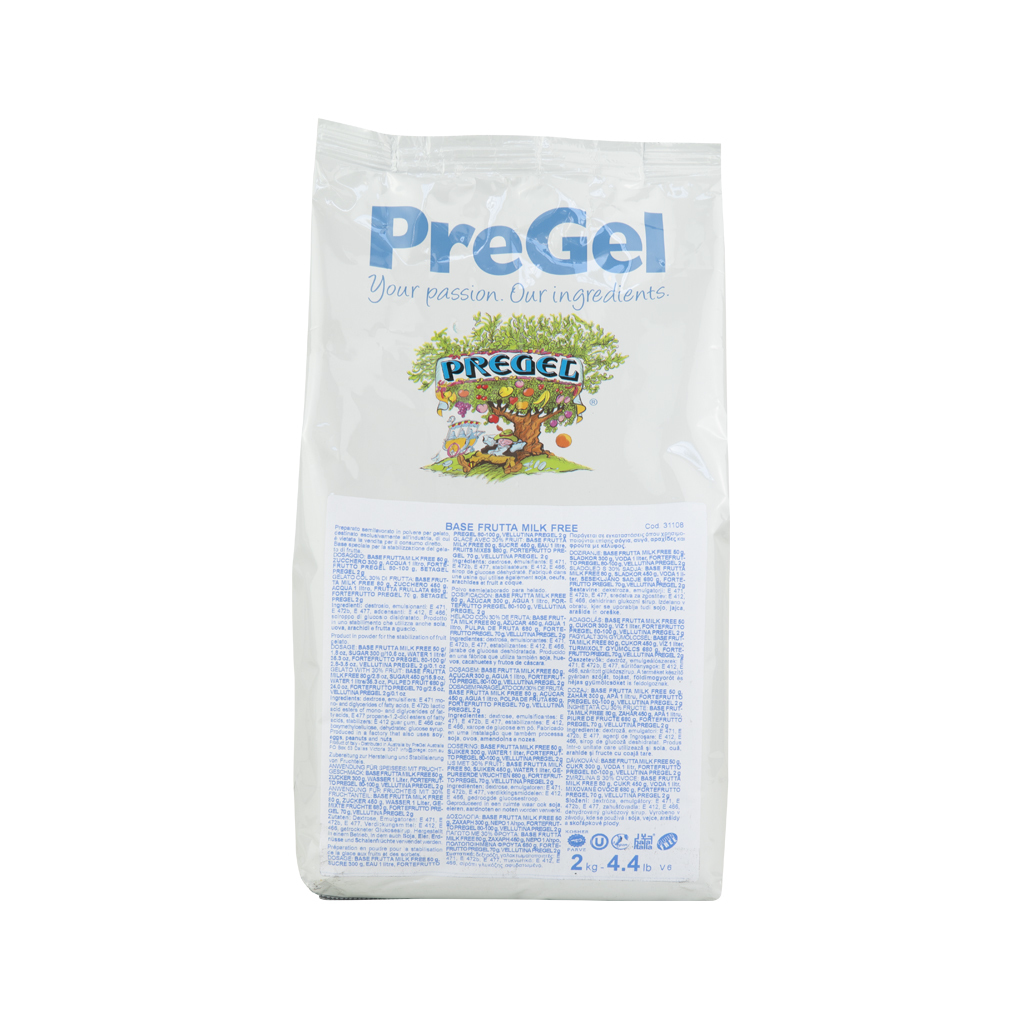 PREGEL, Gelato Ice Cream Stabilizer, Milk Base, Diamant 50, 2 kg