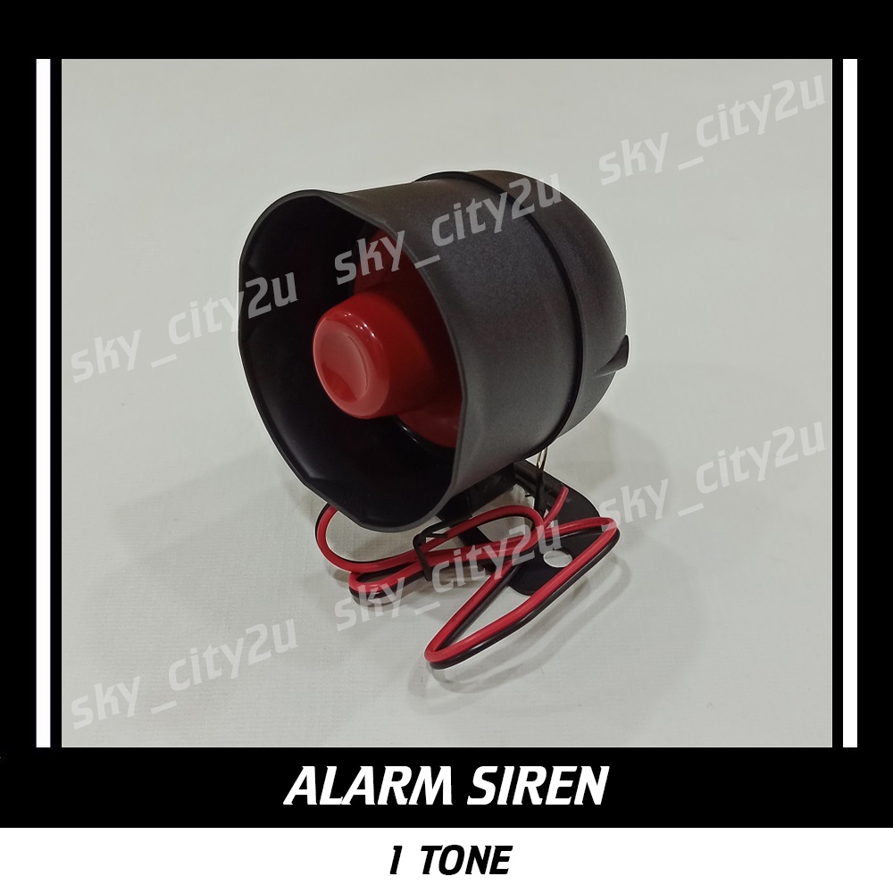 Universal Car Super Loud Alarm Siren 1 Tone Siren 12V Siren Horn
