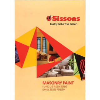 7Litre Sissons Masonry Emulsion Paint 9102 Super White | Shopee Malaysia