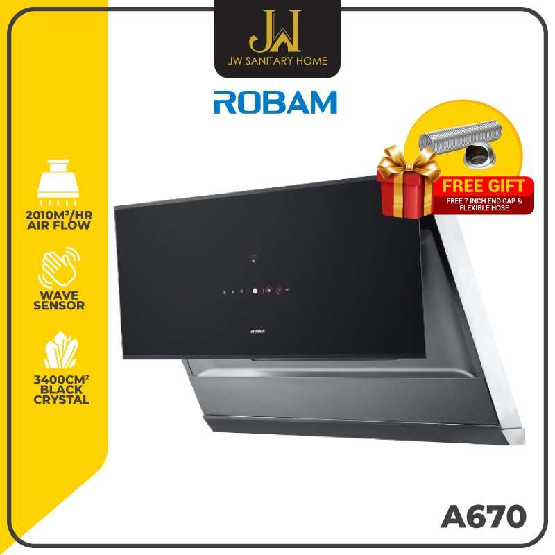 JW Robam A670 Cooker Hood Hob Kitchen Appliances Cooktop Dapur Gas