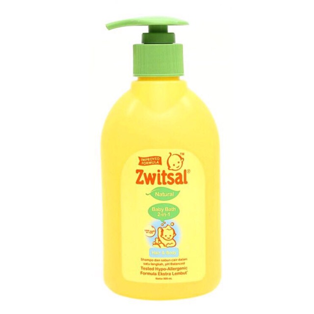 Baby Bath 2in1 Body&Hair Zwitsal (300ml) Shopee Malaysia