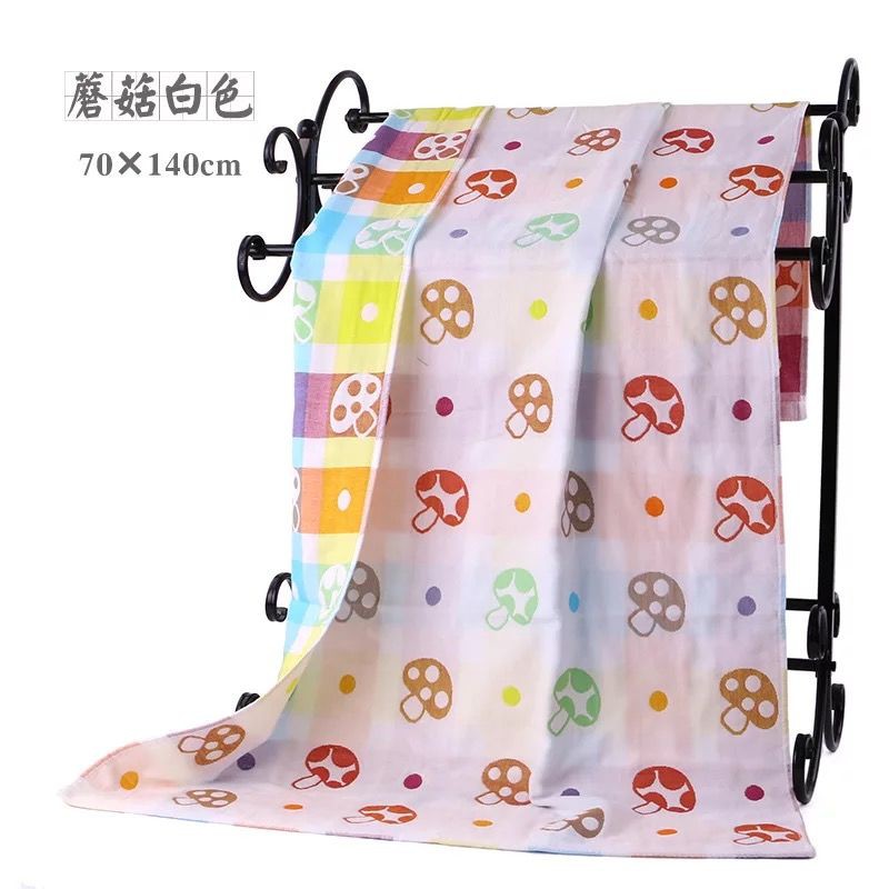 Soft Cotton Baby Towels Attractive Children Face Towels Kids Mushroom Towels G