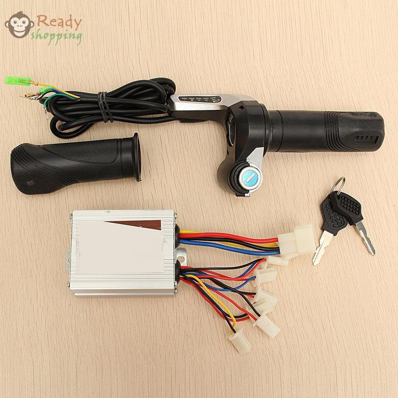 Details about   7/8" 24/36/48V Thumb Throttle Speed Control E-Bike Electric Bike Scooter 3 Wires
