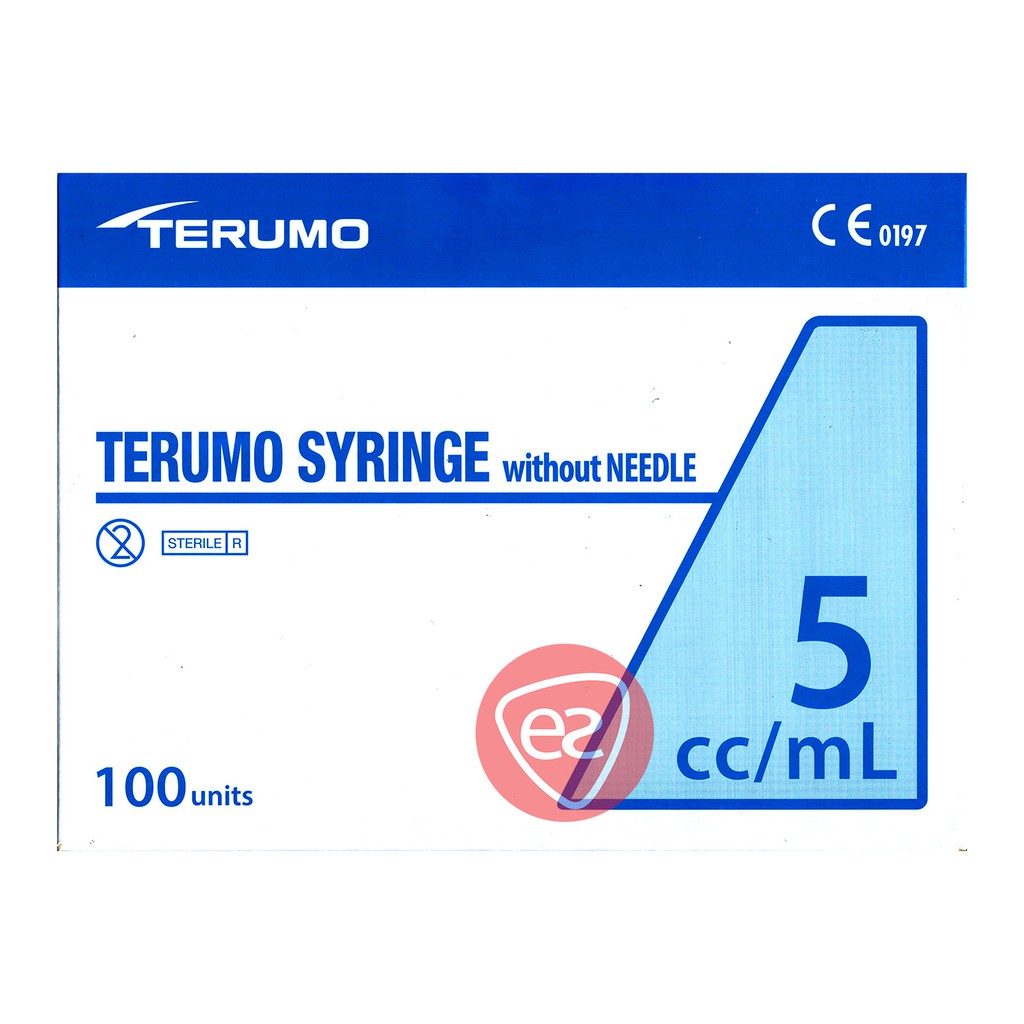 TERUMO SYRINGE 5CC (5ML) LUER LOCK 100S (CODE SS+05L) Shopee Malaysia