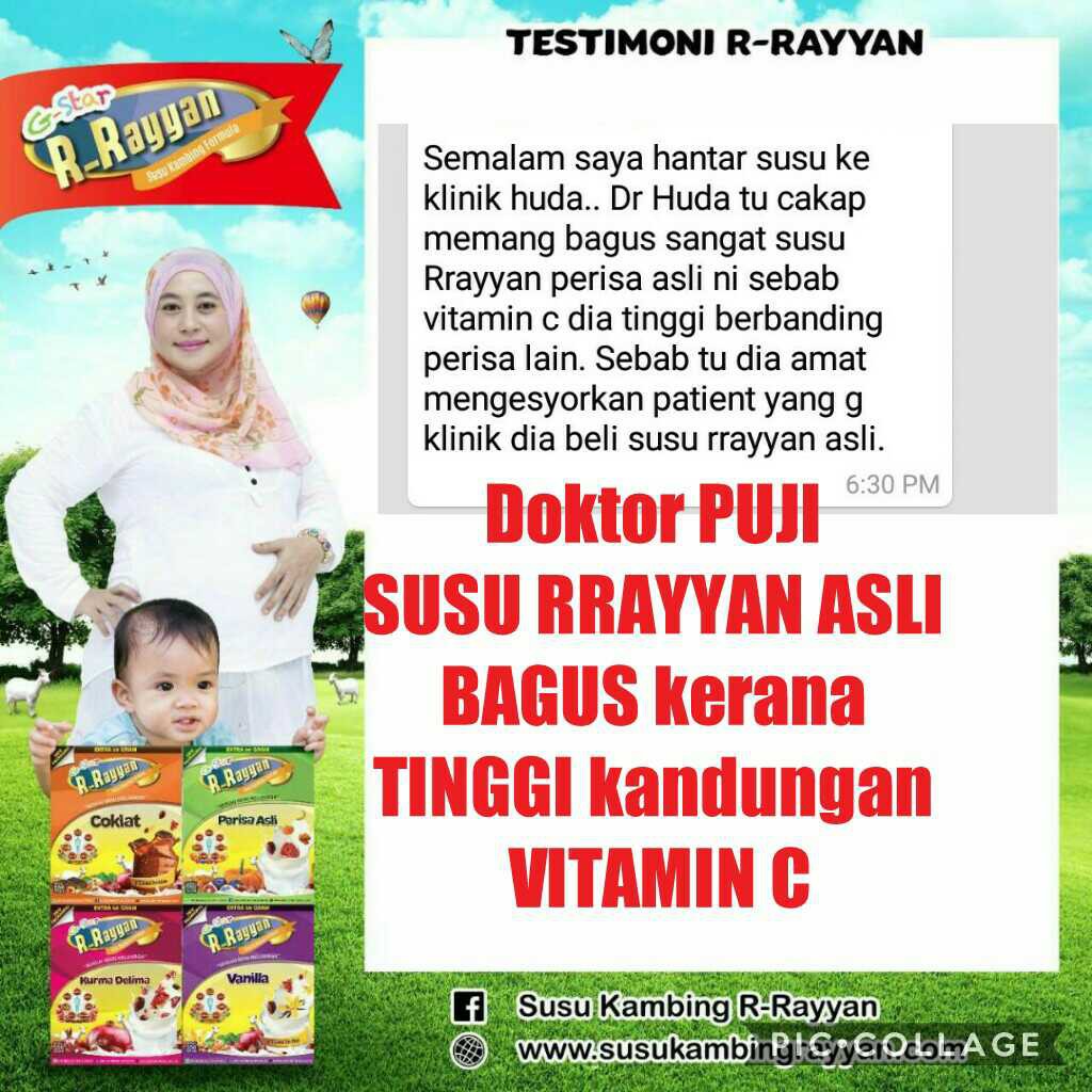 Susu Kambing R Rayyan Vanila Untuk Bayi 1 Tahun Dan Keatas Semenanjung Msia Shj Shopee Malaysia