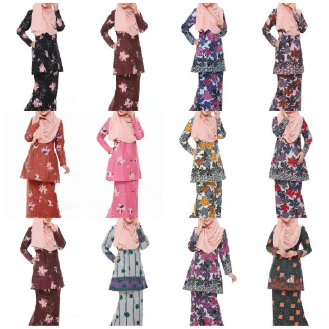  Baju  Kurung  Moden Batik  Bali  Shopee Malaysia