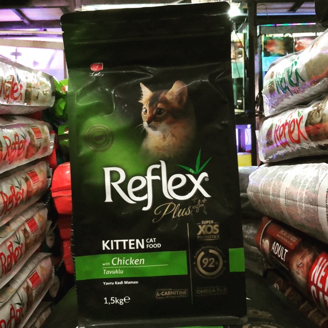 Reflex plus kitten cat food 1.5kg/cat food/makanan anjing/makanan anak  kucing