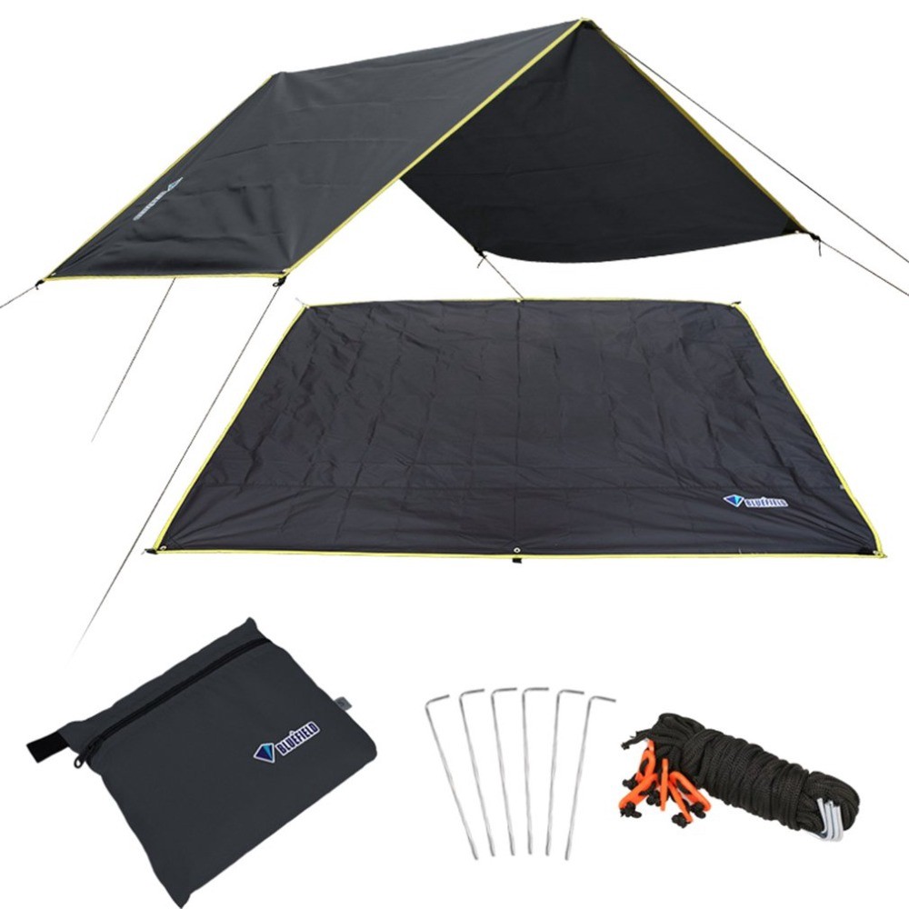 TNH Outdoors Camping Tarp Hiking Waterproof Picnic Mat Mutifunctional Tent Footprint with Drawstring Carrying Bag for Picnic 