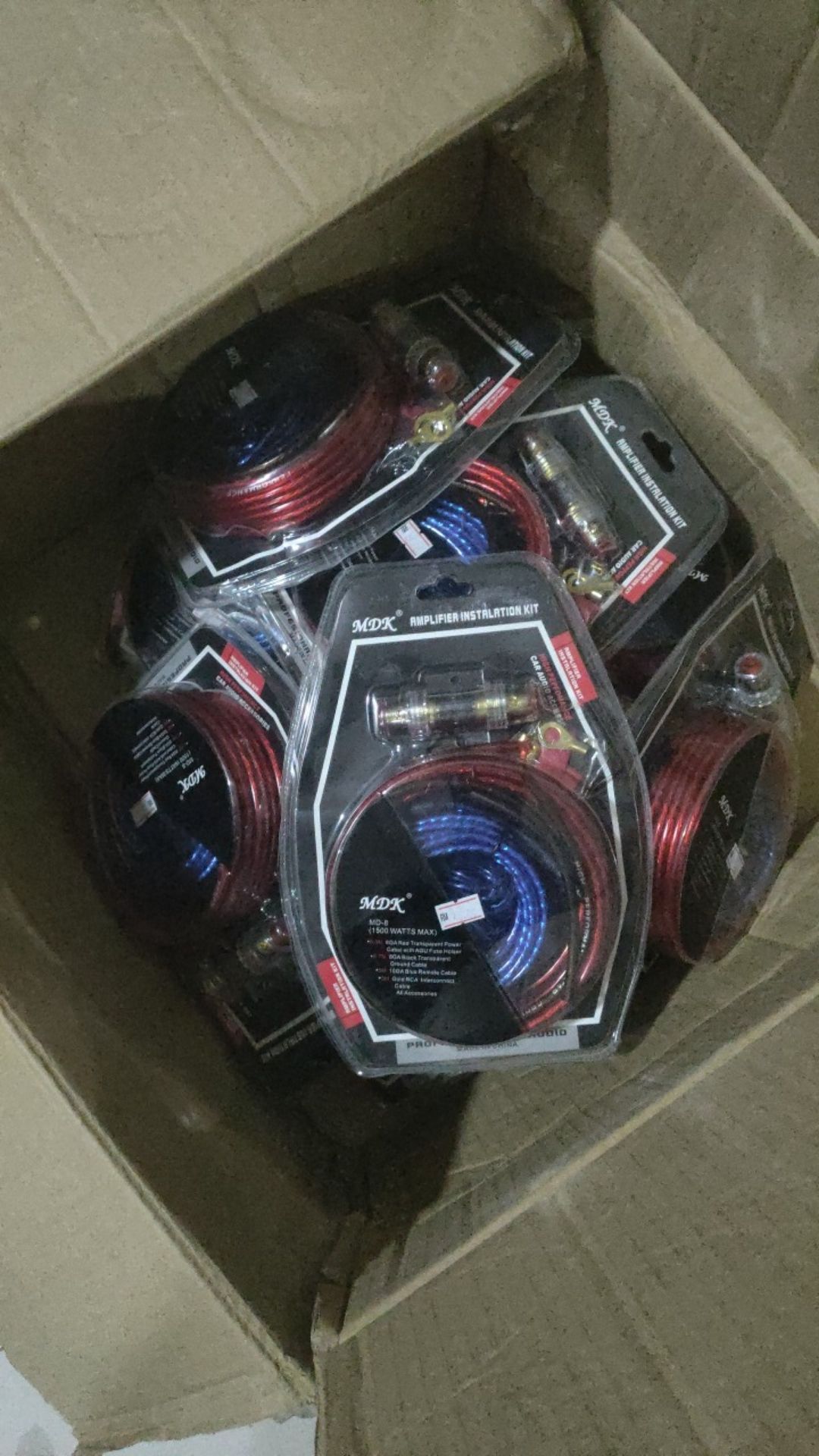 MDK CAR Audio Subwoofer Amplifier AMP Wiring Fuse Holder Wire Cable Kit