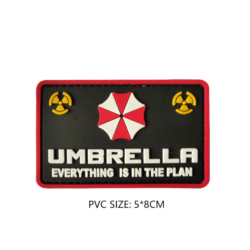 ずっと気になってた UMBRELLA PVCラバー パッチ ワッペン C サバゲー