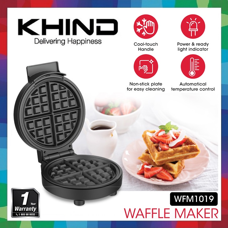 KHIND Waffle Maker WFM1019 / Pembuat wafel / Sandwich Maker ST750 Pembuat sandwic sandwit Sandwich Toaster