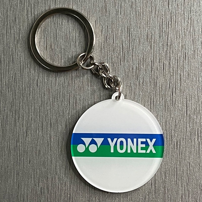 [In-stock] Badminton Keychain Four Major Acrylic yy Buckle Kings Men Women Pendants Small Accessories Club Event Souvenirs