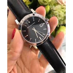 BURBERRY Black Dial Leather Strap Watch BU9009 | Shopee Malaysia