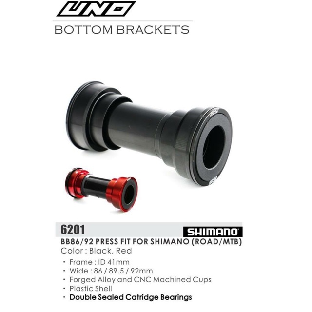 Uno Pressfit Standard Ceramic Bottom Bracket For Shimano Sram Crankset Shopee Malaysia