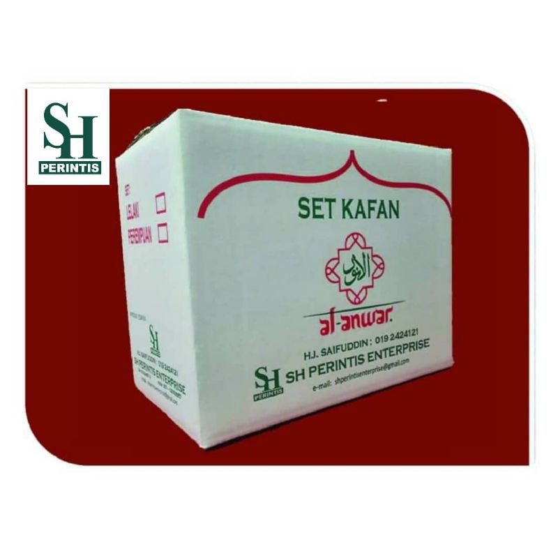 Set Pengurusan Jenazah /Kain Kafan Dewasa (1 Order Max 5set)