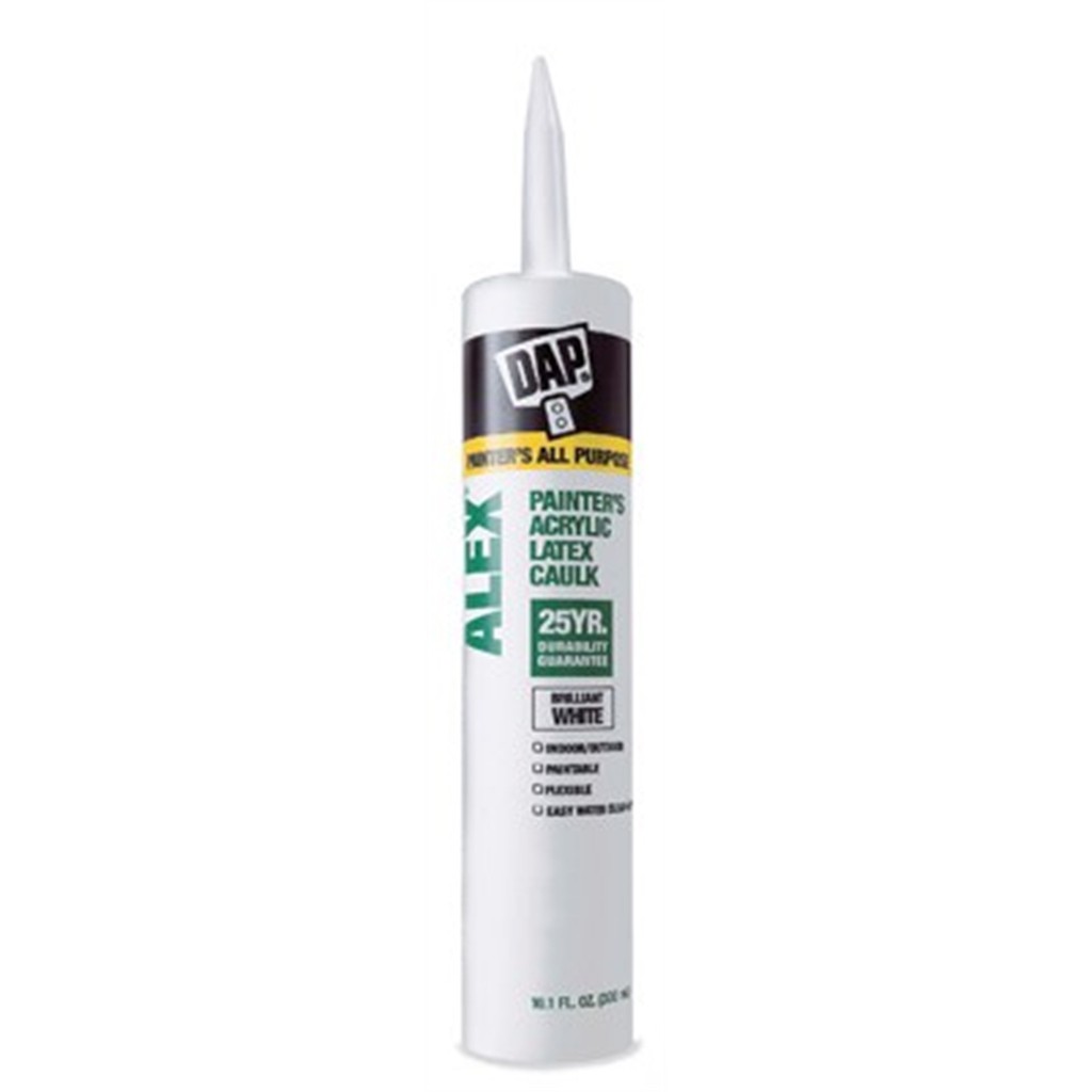 DAP Alex Painter's Caulk, White, 10.1 oz