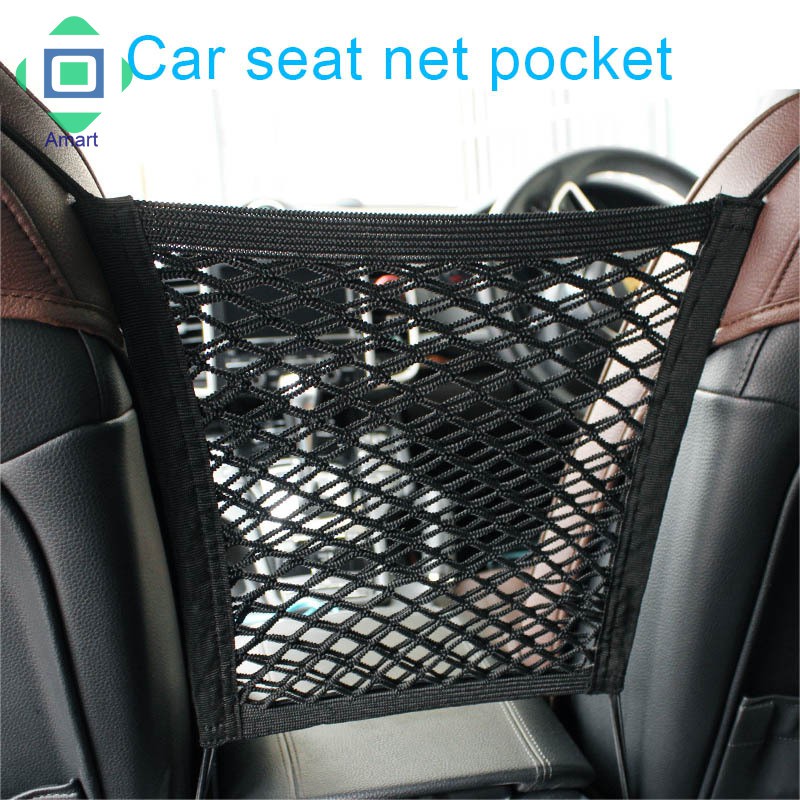Car Seat Mesh Organizer Storage Cargo 