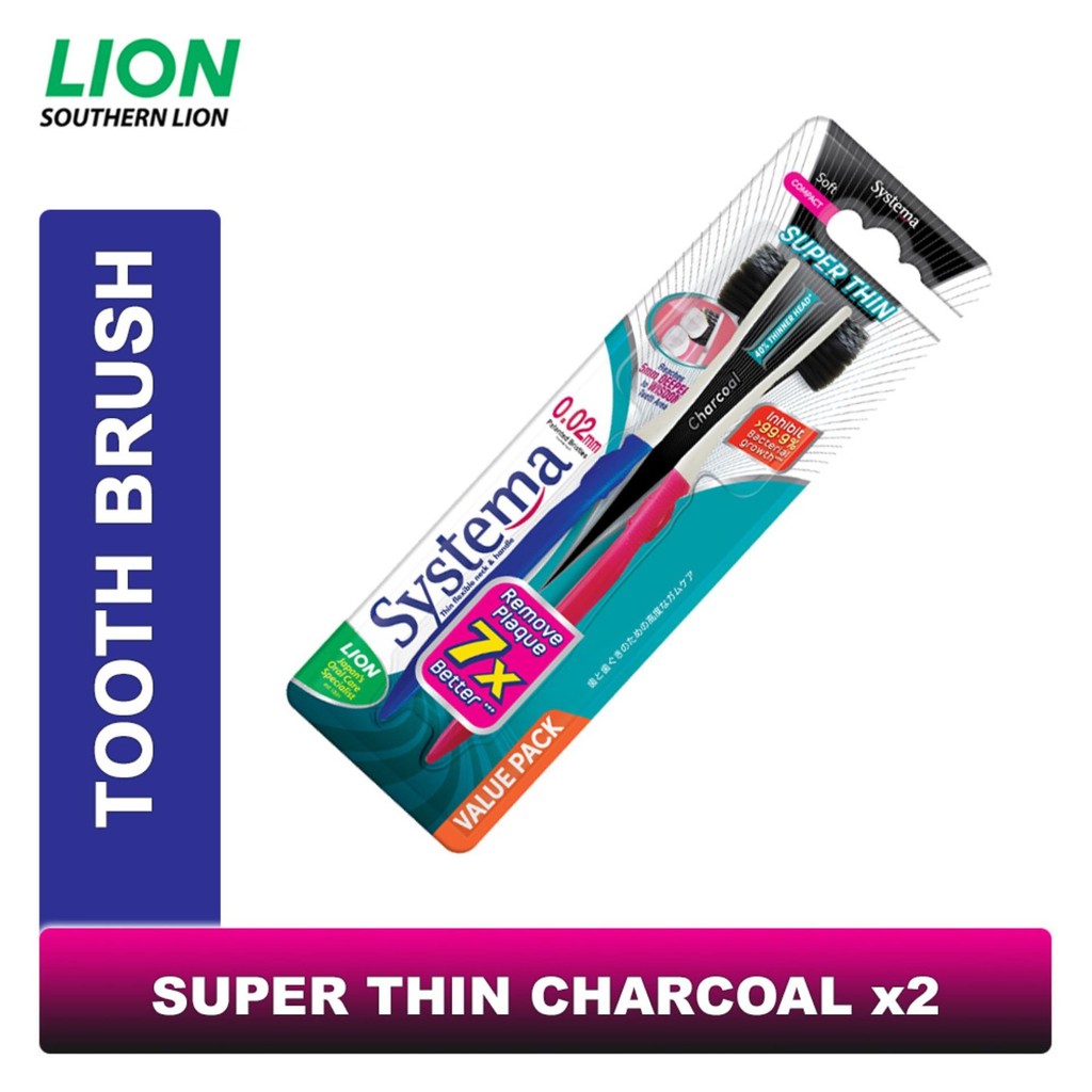 systema charcoal toothbrush