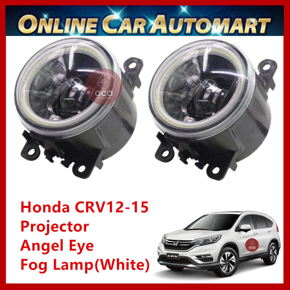 Honda CRV 12-15 Car LED Fog Lamp/Fog Light 2pcs OEM (Projector Angel Eye White)