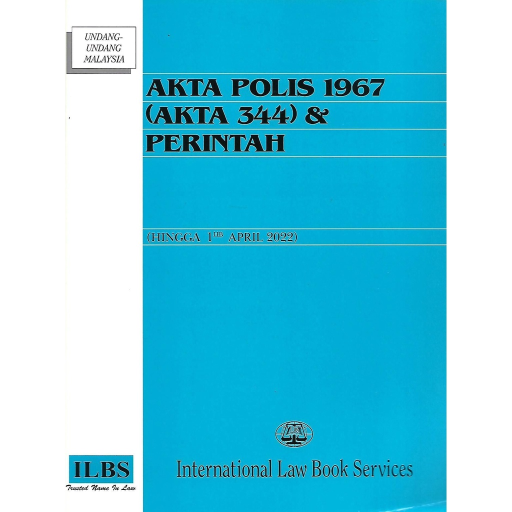 Akta Polis 1967 (Akta 344) & Perintah | Shopee Malaysia