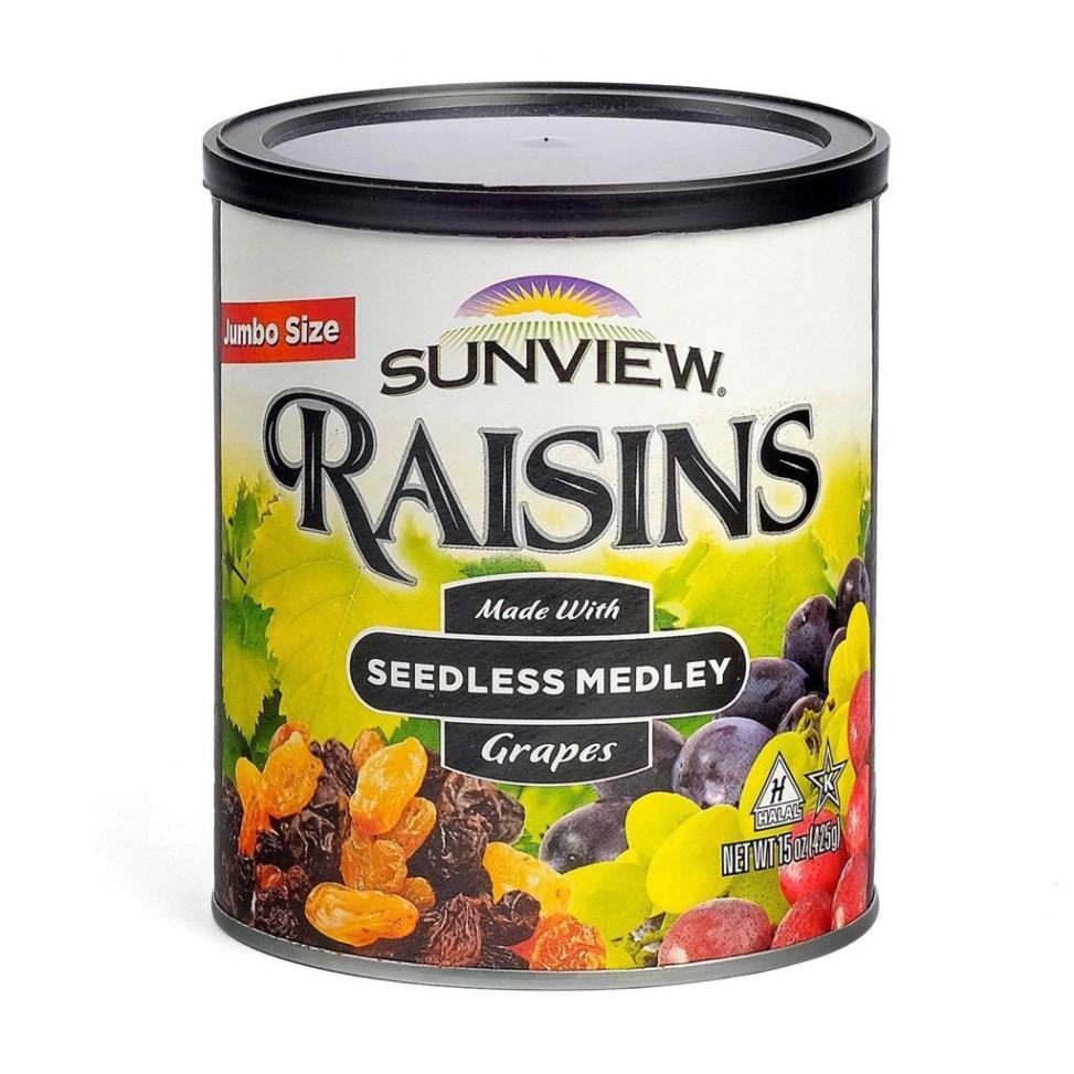 [Authentic] Sunview Raisins Seedless Medley seedless american raisins