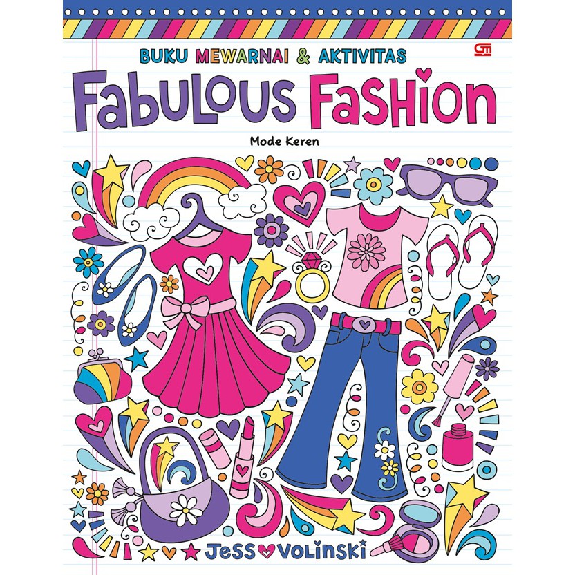 Download Gramedia Makassar Coloring And Activity Book Cool Mode Fabulous Fashion Shopee Malaysia