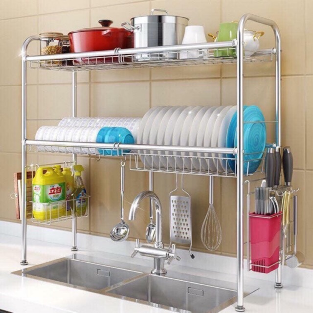 RAK PINGGAN STAINLESS STEELS 2 LAYER Shopee Malaysia RAK PINGGAN STAINLESS STEELS 2 LAYER Shopee Malaysia