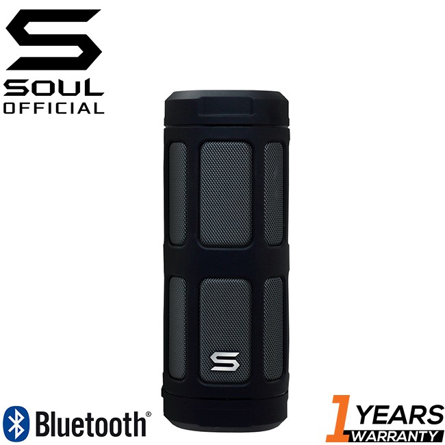 Soul WAVEPOWER Bluetooth Outdoor Portable Speaker with 4000mah Power Bank