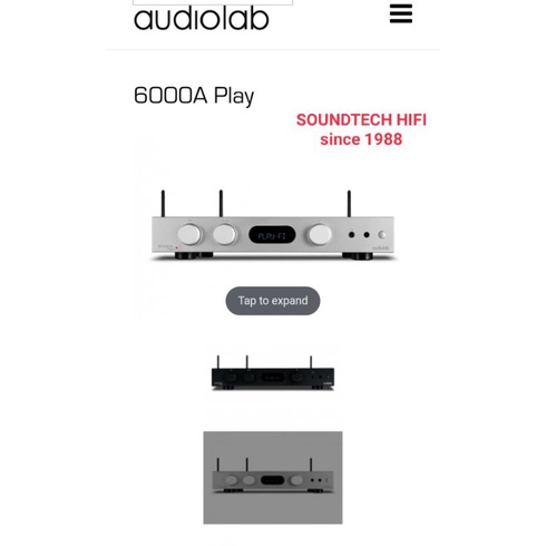 Audiolab 6000A PLAY Wireless Audio Streaming Player