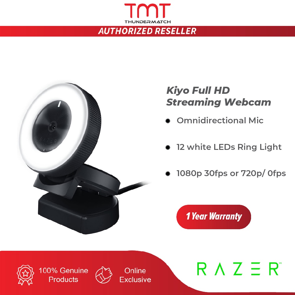 Razer Kiyo / Kiyo X / Kiyo Pro USB cam for Full HD Streaming
