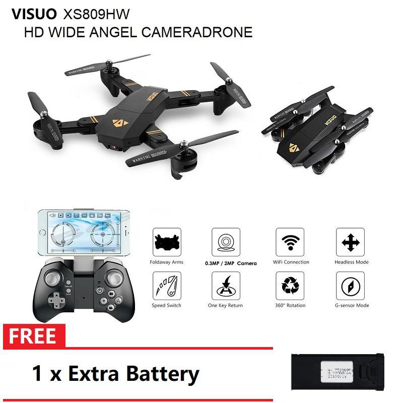 drone visuo xs809hw hd g