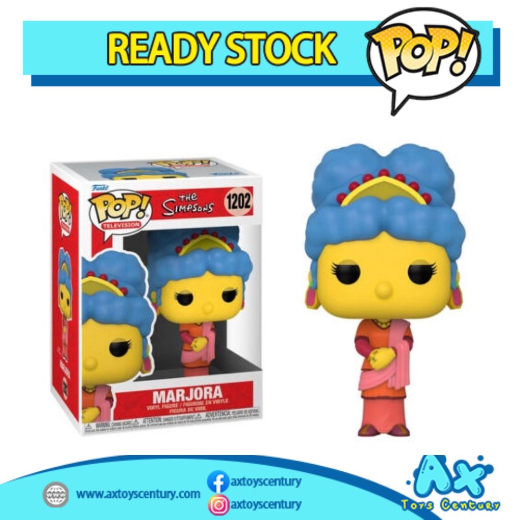 Funko Pop! Television: The Simpsons - Marjora #1202 100% Genuine