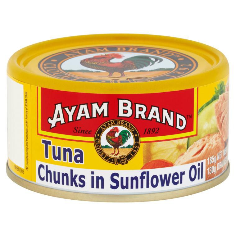 Ayam Brand Tuna Chunks in Sunflower Oil/ Chunks in Water/ Tuna Mayones/ Tuna Mayones (150g160g