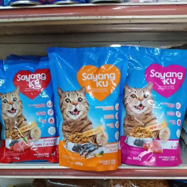 SayangKu Makanan Kucing 1 kg  Shopee Malaysia
