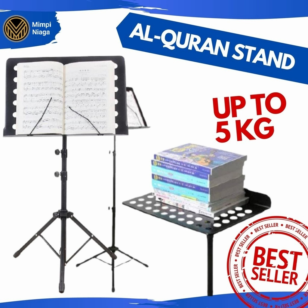 STAND QURAN 2024 | STAND IMAM | QURAN SAIZ BESAR | BOLEH LARAS | HEAVY DUTY MUSIC STAND READY STOCK