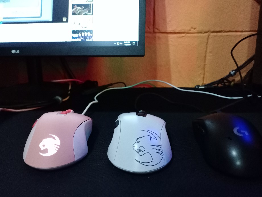 Roccat Kone Pure Ultra Coral Bloom Gaming Mouse Shopee Malaysia