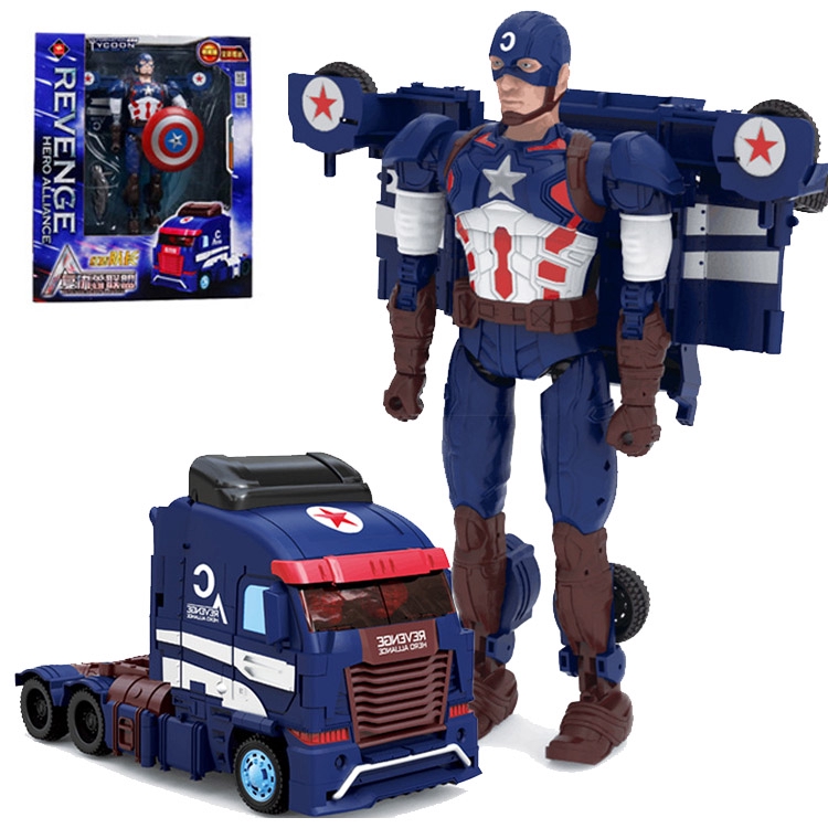 captain america robot toy