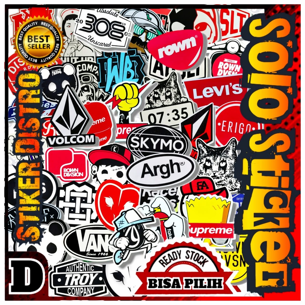 (Motif D) STICKER DISTRO STICKER BRAND STICKER GRAFTAC STICKER Helmet ...