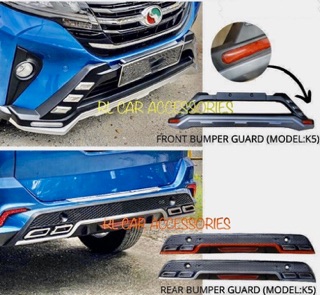 Perodua aruz bodykit body kit front rear bumper guard 