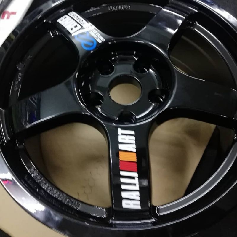 Enkei Tarmac dan Ralliart Sticker Rim  Shopee Malaysia