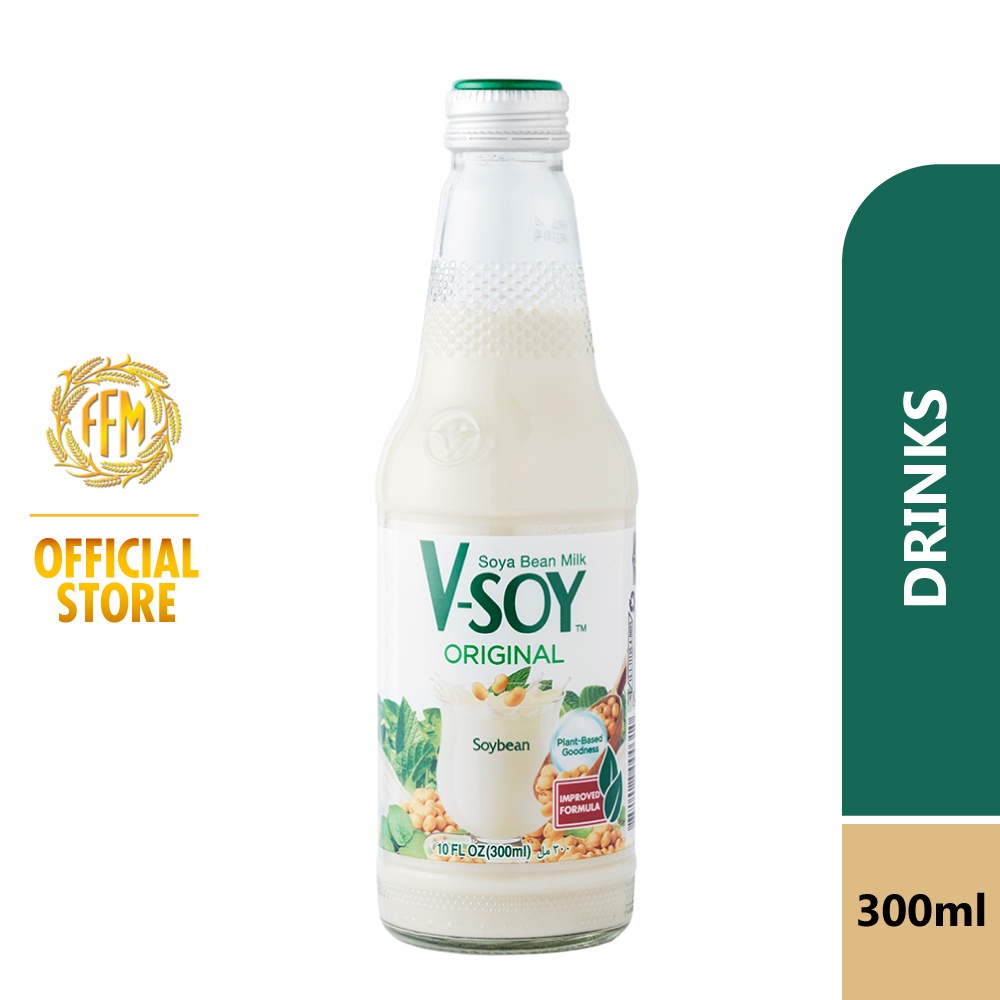 VSOY Soy Bean Milk Original (300ml/Bottle) Shopee Malaysia