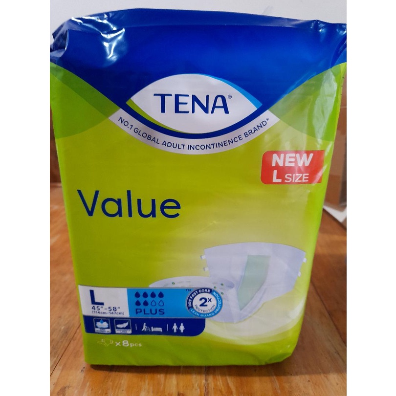 Tena Value (L) 1 bags x 8 pcs PEK BARU | Shopee Malaysia