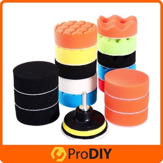 19pcs Sponge Set 4 Inch 100mm Car Polishing Cleaning ...