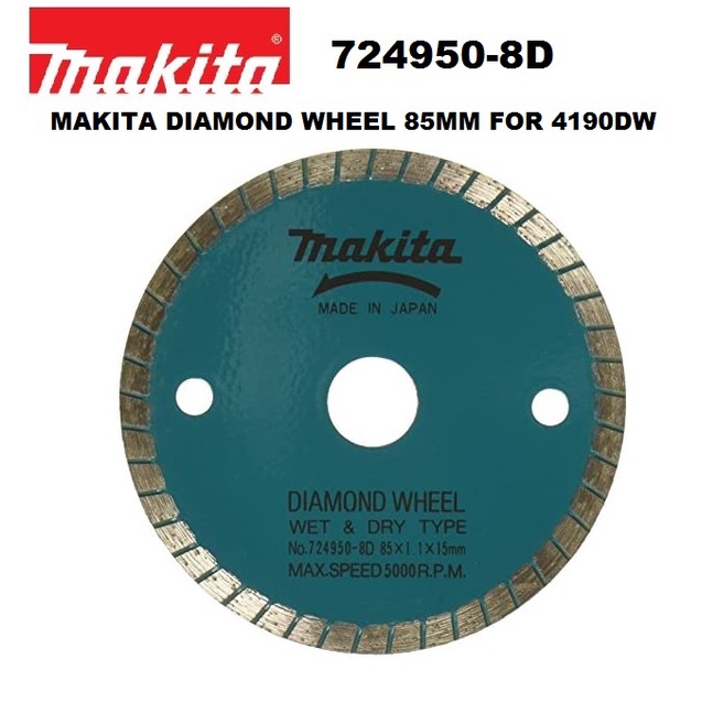 MAKITA DIAMOND WHEEL (85MM )3‑3/8