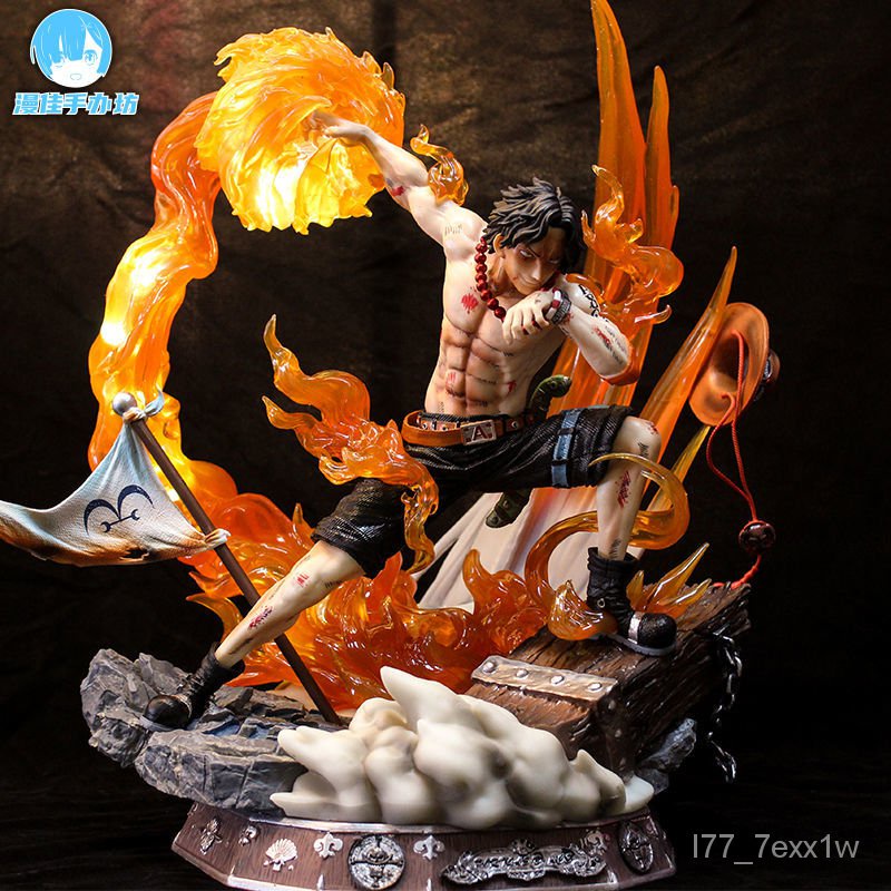 Anime One Piece Hand Office PTThe Yan Emperor Ace Battle Three Brothers ...