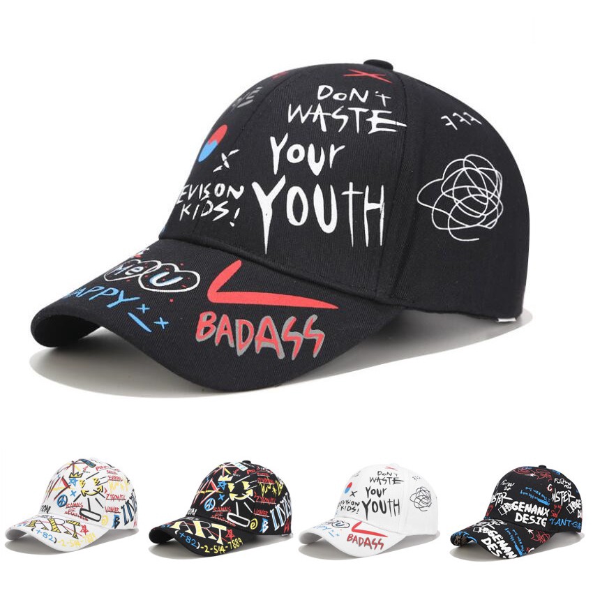 graffiti baseball caps