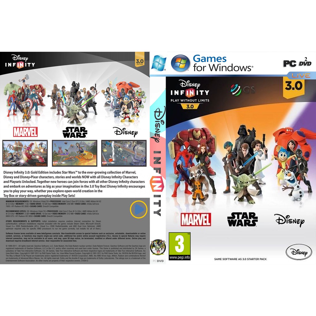 Disney Infinity 3.0 Gold Edition PC GAME [Offline] Shopee Malaysia