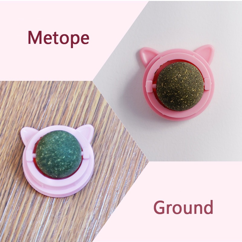 Durable Must Rotating Natural Catnip Ball Molars Cleans Teeth Bites Balls Healthy Promote Digestion Cat Grass Snack Have - Image 4
